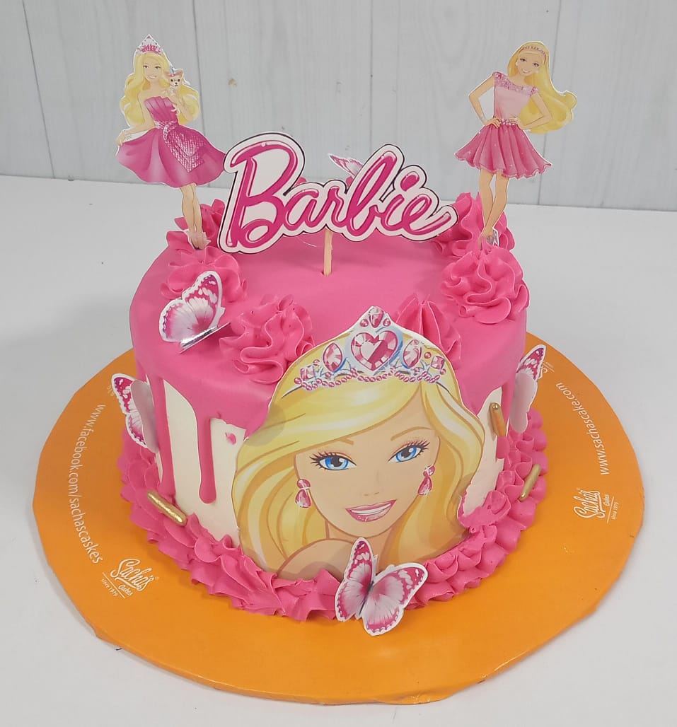 Barbie Theme Birthday Cake