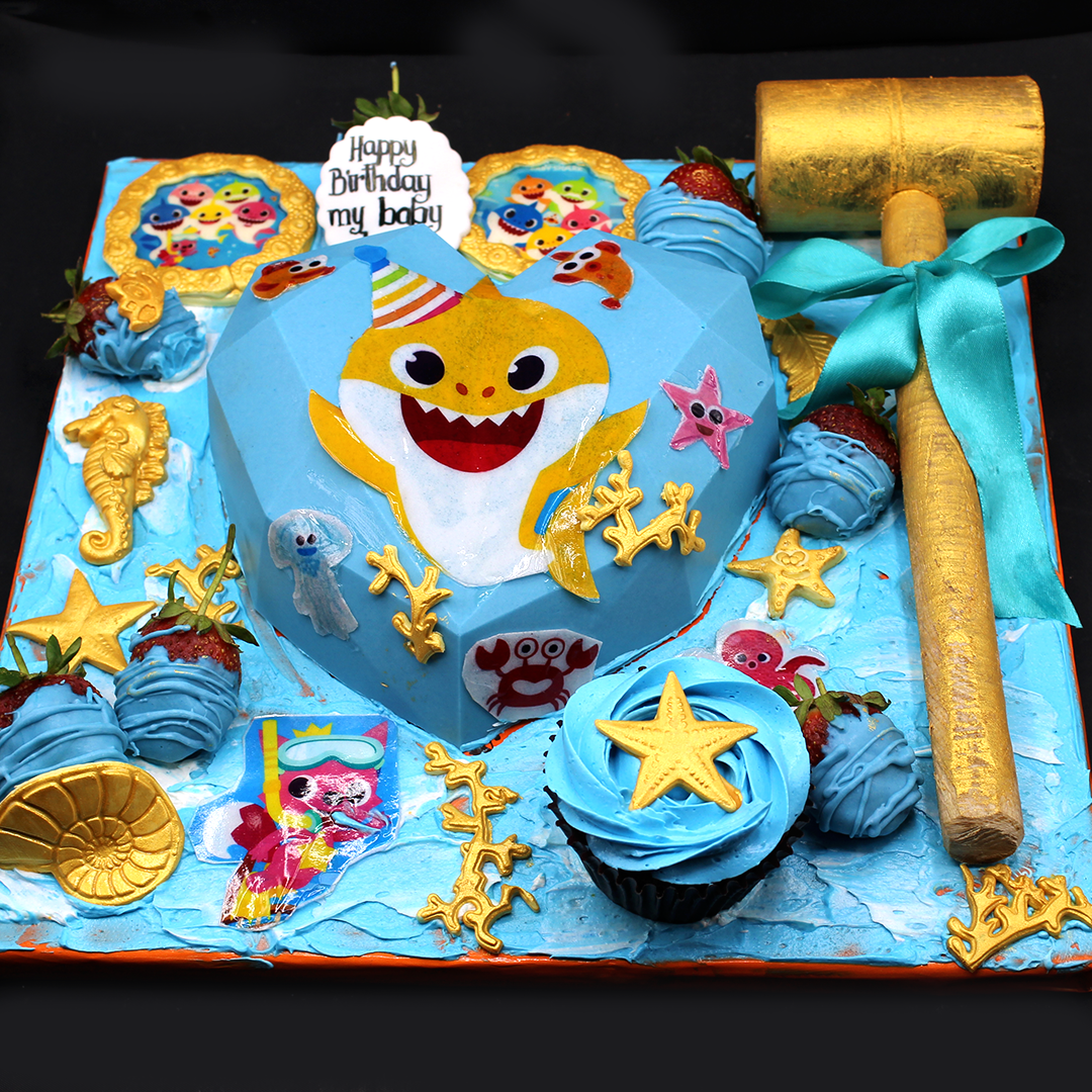 Baby Shark Theme Pinata