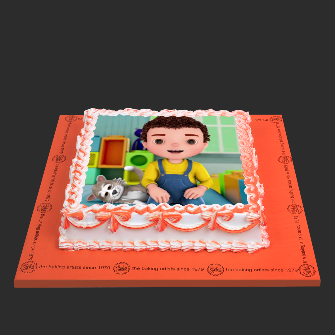 4 lbs Square Edible Picture Cake