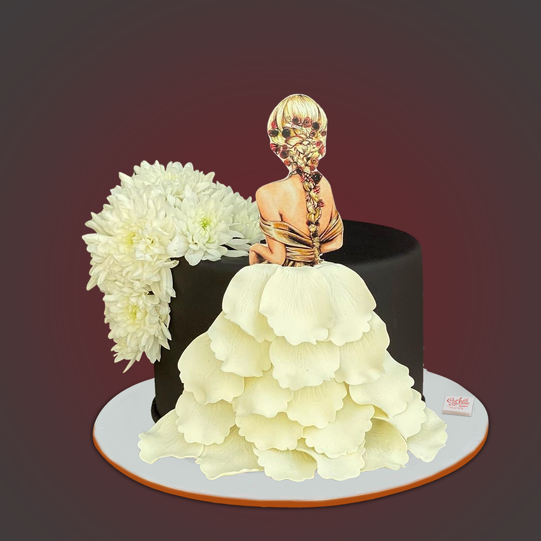 Beautiful Girl Theme Cake